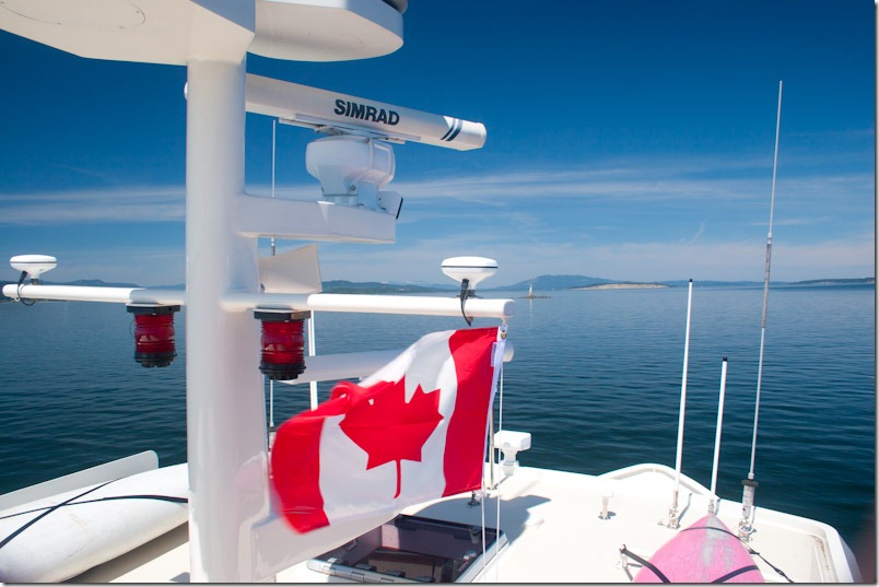 Entering Canadian Waters